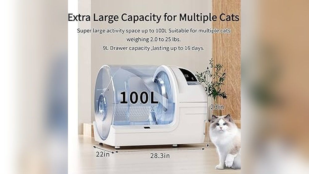 Automatic Litter Box for Large Cats
